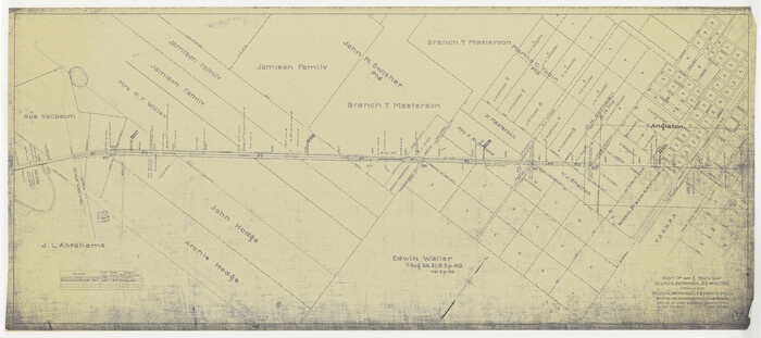 64618, Right of Way & Track Map, St. Louis, Brownsville & Mexico Ry. operated by St. Louis, Brownsville & Mexico Ry. Co., General Map Collection
