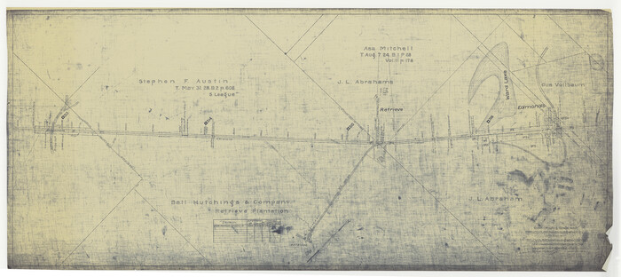 64619, Right of Way & Track Map, St. Louis, Brownsville & Mexico Ry. operated by St. Louis, Brownsville & Mexico Ry. Co., General Map Collection