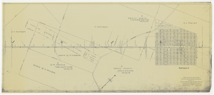 64622, Right of Way & Track Map, St. Louis, Brownsville & Mexico Ry. operated by St. Louis, Brownsville & Mexico Ry. Co., General Map Collection