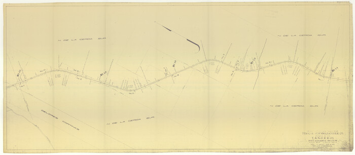 64630, Right of Way and Track Map, Texas & New Orleans R.R. Co. operated by the T. & N. O. R.R. Co., Dallas-Sabine Branch, General Map Collection