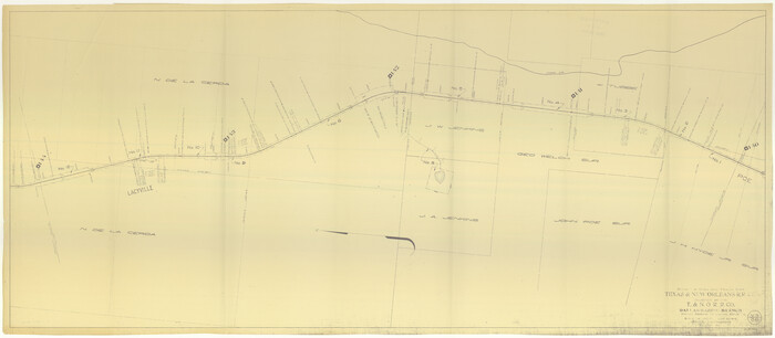 64631, Right of Way and Track Map, Texas & New Orleans R.R. Co. operated by the T. & N. O. R.R. Co., Dallas-Sabine Branch, General Map Collection