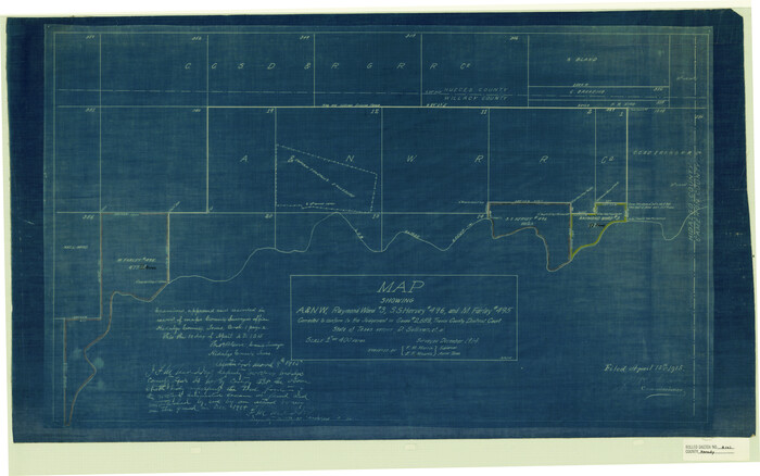 6465, Kenedy County Rolled Sketch 8A, General Map Collection