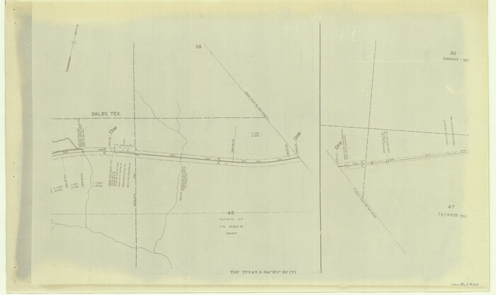 64662, [Right of Way & Track Map, The Texas & Pacific Ry. Co. Main Line], General Map Collection
