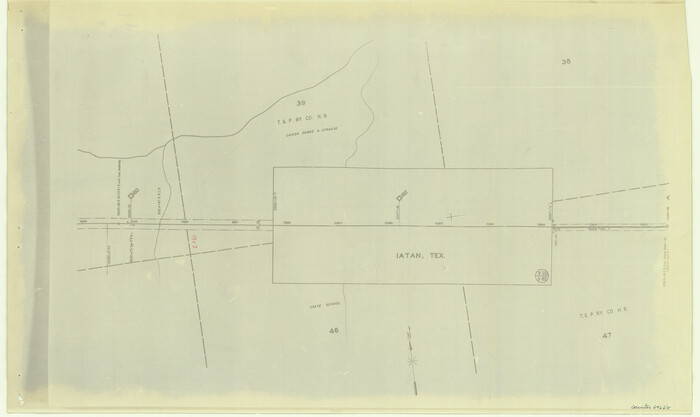 64665, [Right of Way & Track Map, The Texas & Pacific Ry. Co. Main Line], General Map Collection