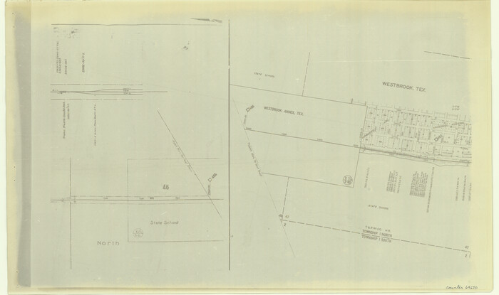 64670, [Right of Way & Track Map, The Texas & Pacific Ry. Co. Main Line], General Map Collection