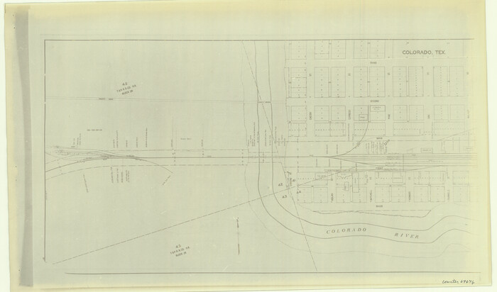64676, [Right of Way & Track Map, The Texas & Pacific Ry. Co. Main Line], General Map Collection
