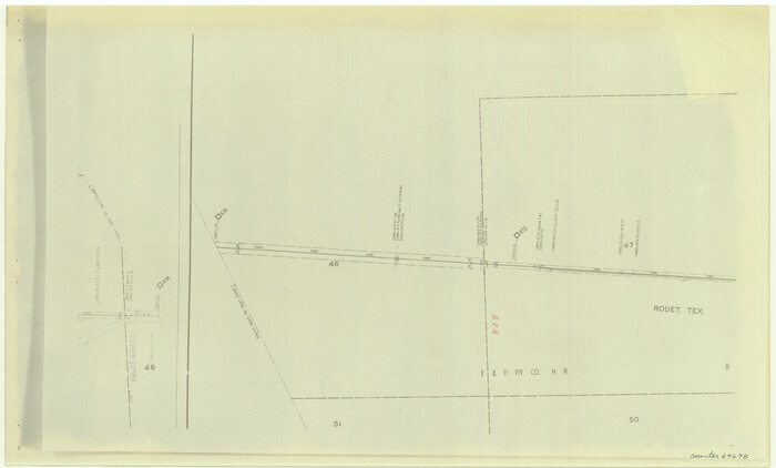 64678, [Right of Way & Track Map, The Texas & Pacific Ry. Co. Main Line], General Map Collection
