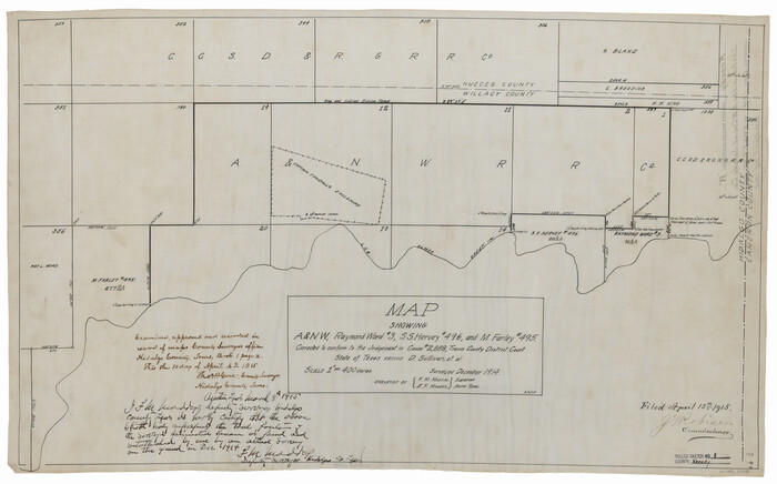 6468, Kenedy County Rolled Sketch 8, General Map Collection