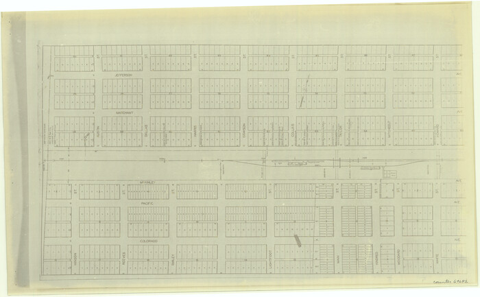 64682, [Right of Way & Track Map, The Texas & Pacific Ry. Co. Main Line], General Map Collection