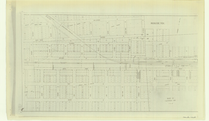 64689, [Right of Way & Track Map, The Texas & Pacific Ry. Co. Main Line], General Map Collection