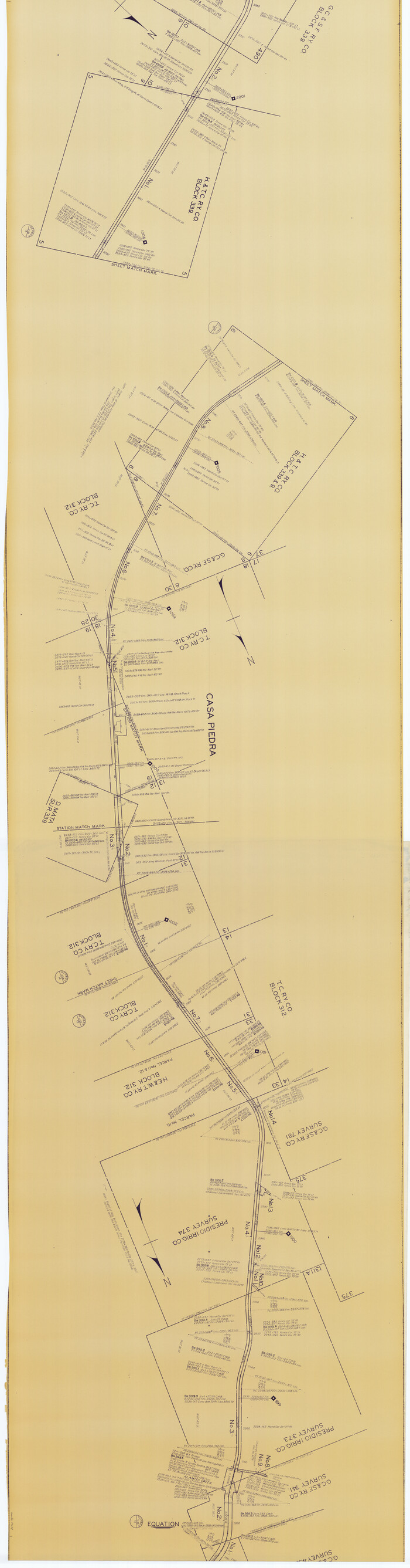 64698, [Gulf Colorado & Santa Fe from 2178+36.0 to 3901+06.2], General Map Collection