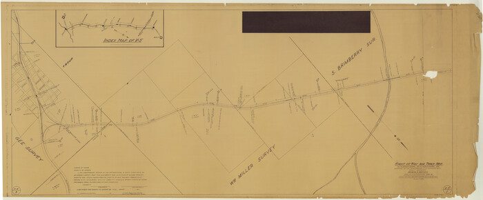 64705, Right of Way and Track Map, International & Gt. Northern Ry. operated by the International & Gt. Northern Ry. Co. Gulf Division, Mineola Branch, General Map Collection