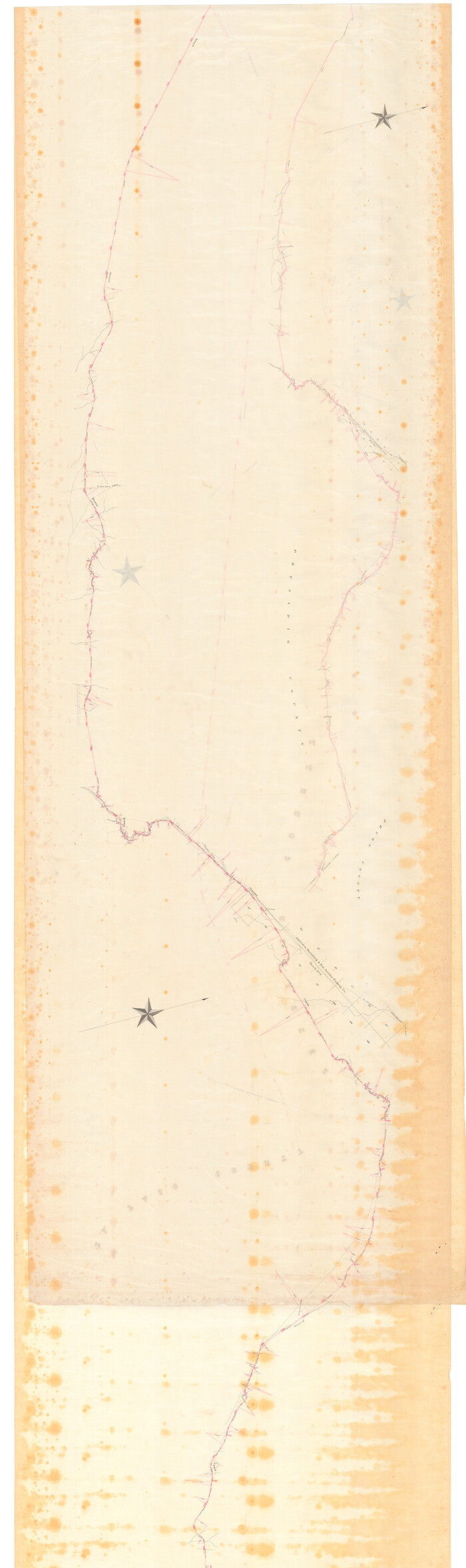 64717, [Galveston, Harrisburg & San Antonio from El Paso-Presidio county boundary to Presidio-Pecos county boundary], General Map Collection