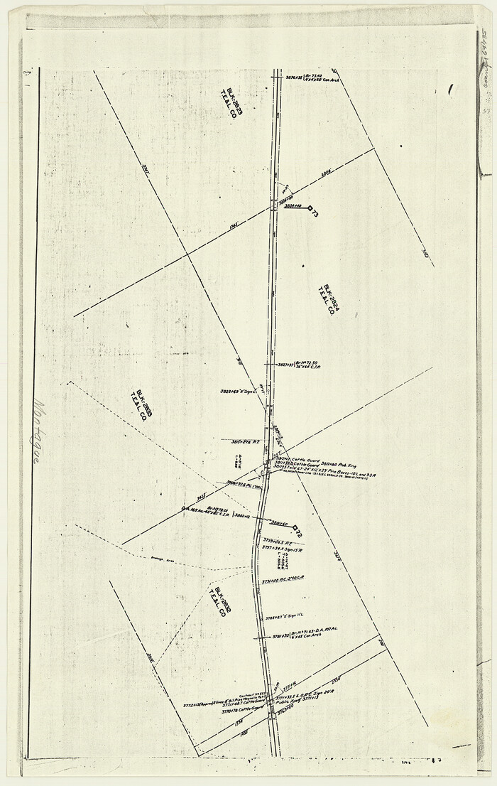 64735, [F. W. & D. C. Ry. Co. Alignment and Right of Way Map, Clay County], General Map Collection