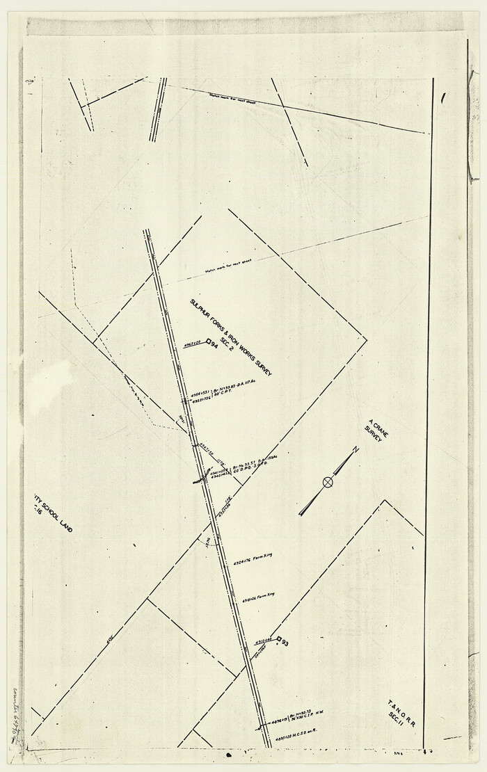 64740, [F. W. & D. C. Ry. Co. Alignment and Right of Way Map, Clay County], General Map Collection