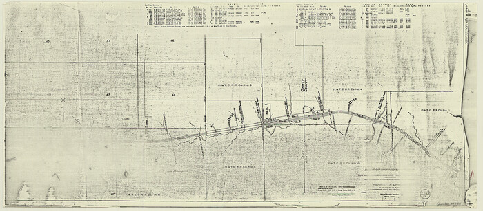64755, Right of Way and Track Map, the Missouri, Kansas and Texas Ry. of Texas - Henrietta Division, General Map Collection