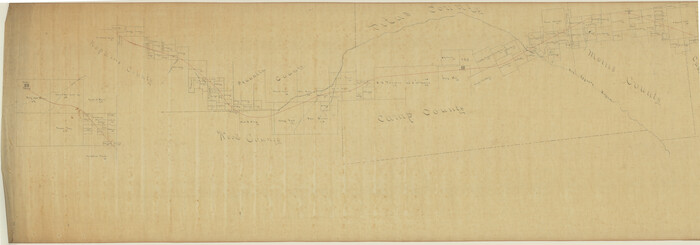 64768, [East Line & Red River Railroad from Sulphur Springs to Jefferson], General Map Collection