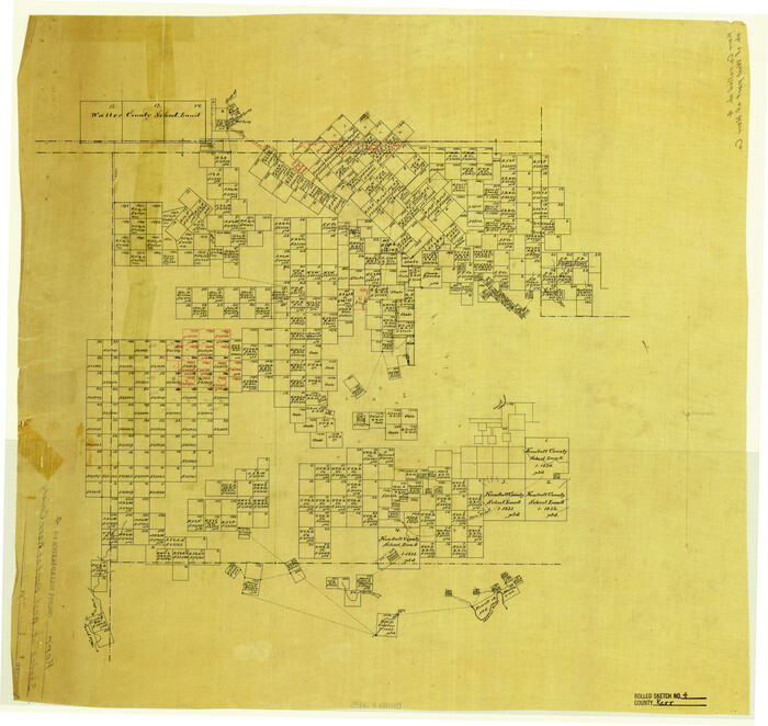 6493, Kerr County Rolled Sketch 4, General Map Collection