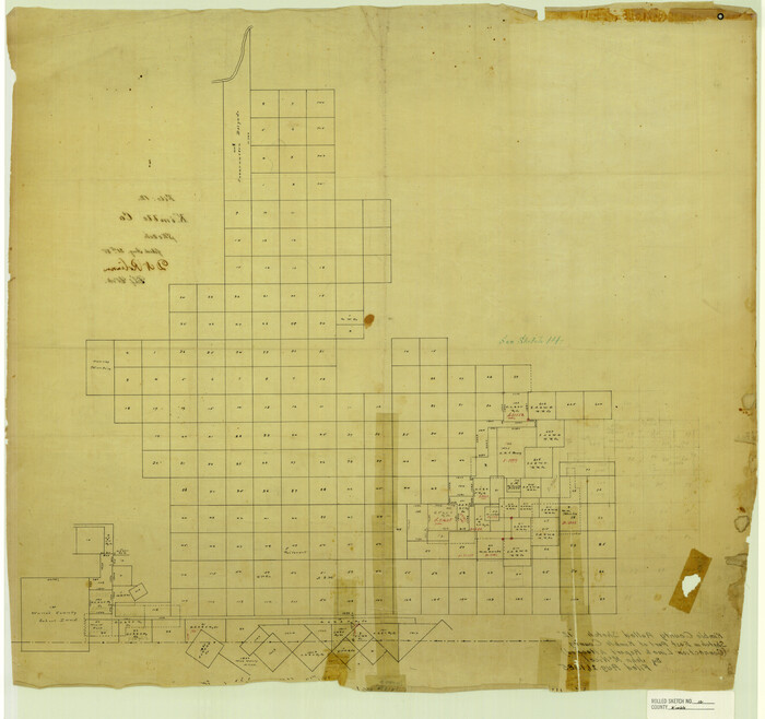6507, Kimble County Rolled Sketch 12, General Map Collection