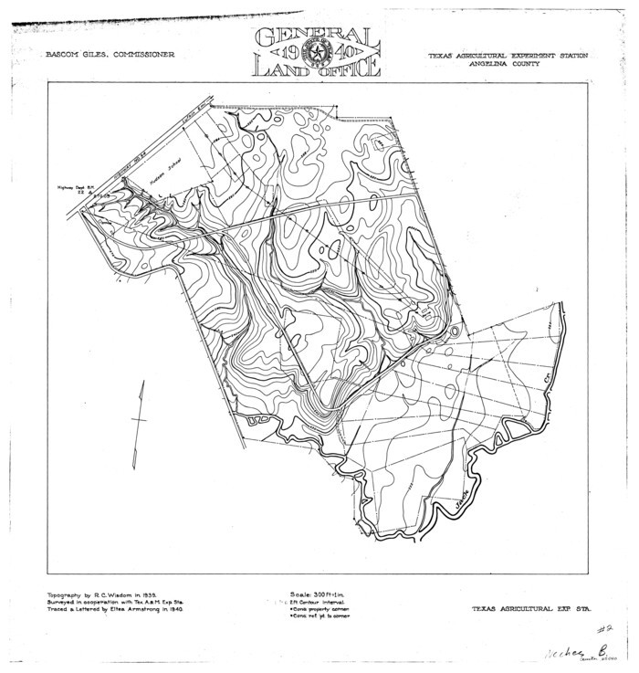 65080, Neches River, Texas Agricultural Experiment Station, General Map Collection
