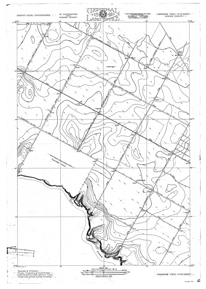 65097, Oso Creek, Cabaniss Field (P-2) Sheet, General Map Collection