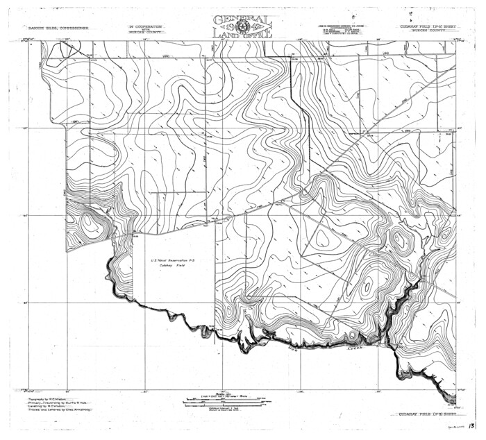 65098, Oso Creek, Cudahay Field (P-3) Sheet, General Map Collection