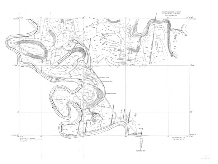 65131, Rio Grande, Brownsville Sheet No. 2, General Map Collection