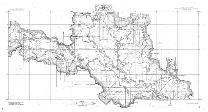 65143, Sabine River, Free Bridge Sheet, General Map Collection