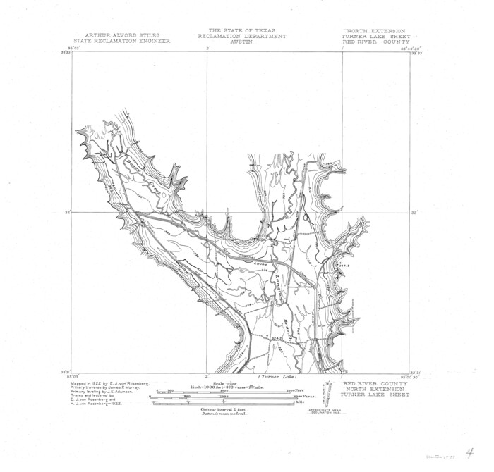 65158, Sulphur River, North Extension, Turner Lake Sheet, General Map Collection