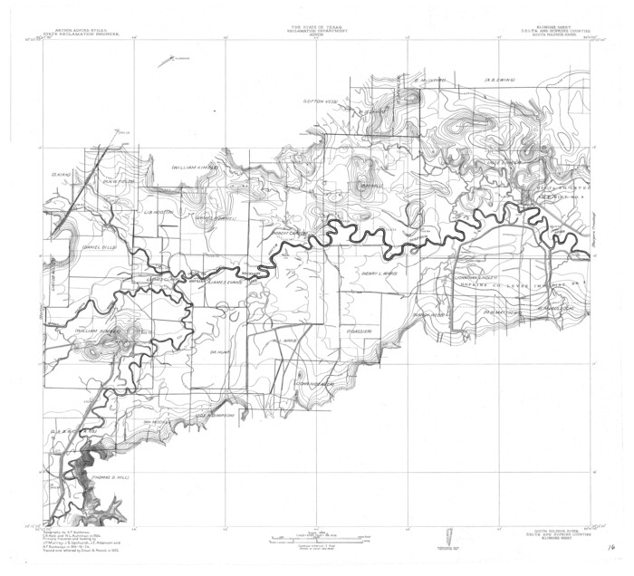 65170, South Sulphur River, Klondike Sheet, General Map Collection