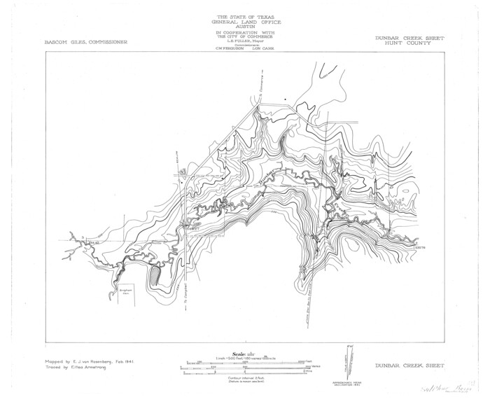 65174, Sulphur River, Dunbar Creek Sheet, General Map Collection