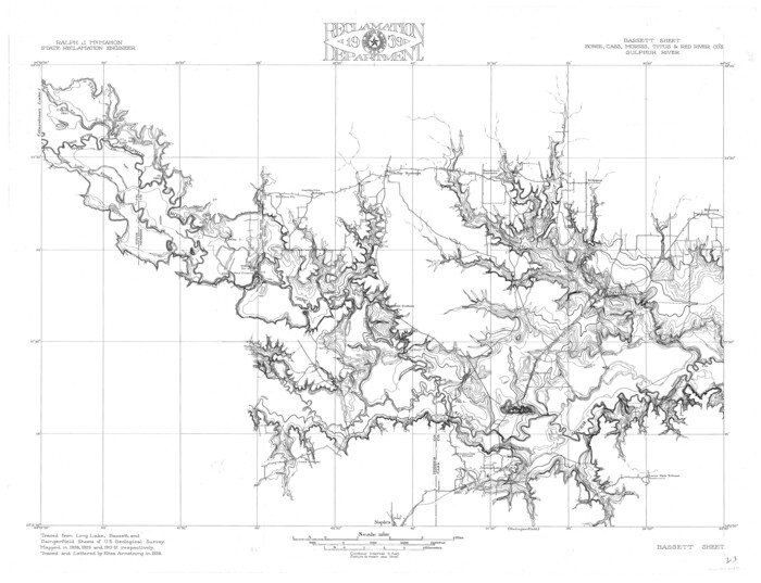 65176, Sulphur River, Bassett Sheet, General Map Collection