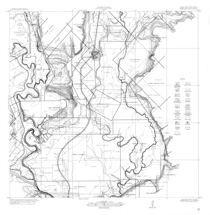 65185, Trinity River, Slate Rock Ferry Sheet/East Fork of Trinity River, General Map Collection