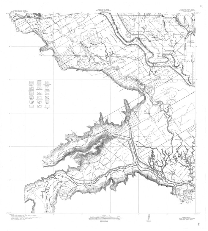 65186, Trinity River, Crabtree Ferry Sheet, General Map Collection