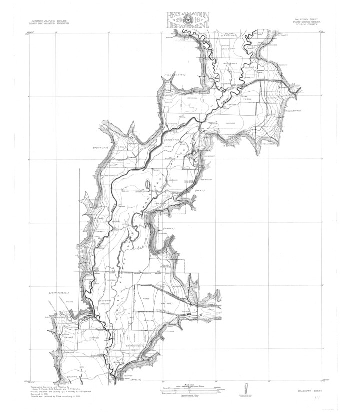 65196, Trinity River, Balltown Sheet/Pilot Grove Creek, General Map Collection