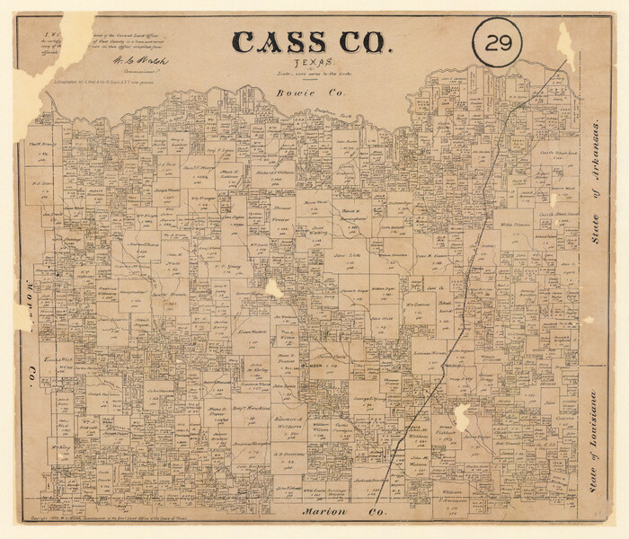652, Cass County, Texas, Maddox Collection