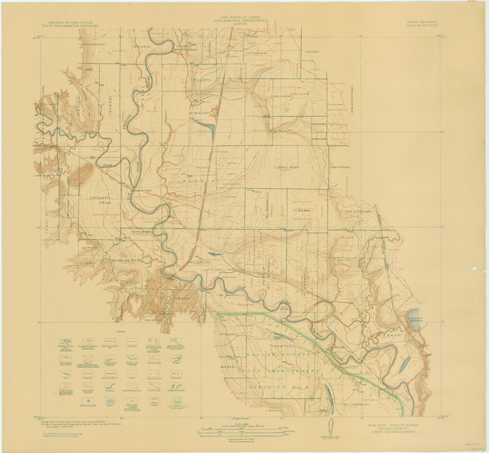65201, Trinity River, Owen Crossing Sheet/Elm Fork of Trinity River, General Map Collection