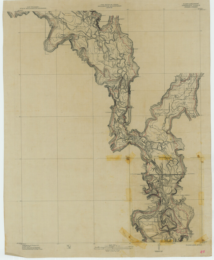 65219, Trinity River, Flagg Lake Sheet/Cedar Creek, General Map Collection
