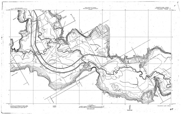 65226, Trinity River, Walker's Lake Sheet/Richland Creek, General Map Collection
