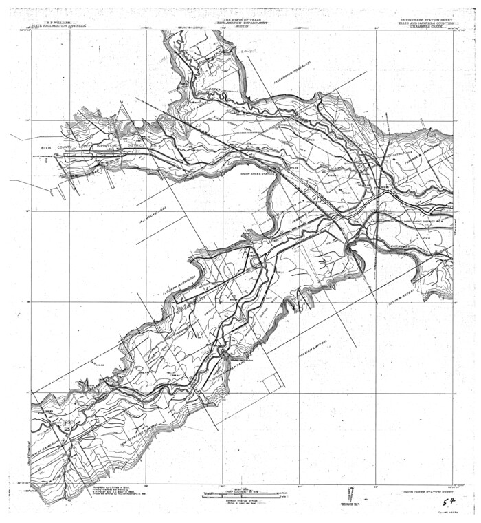 65234, Trinity River, Onion Creek Station Sheet/Chambers Creek, General Map Collection