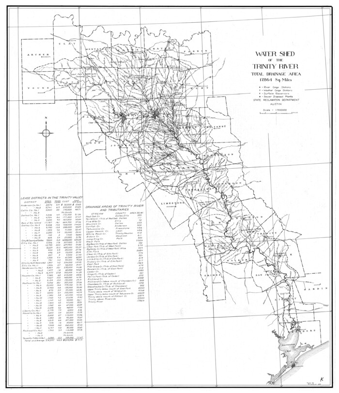 65255, Trinity River, Watershed, General Map Collection
