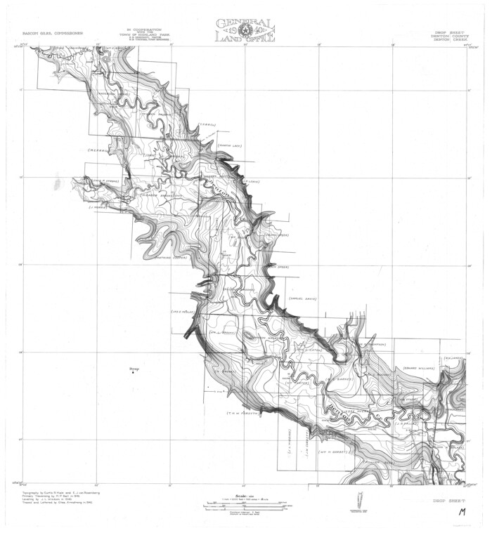 65257, Trinity River, Drop Sheet/Denton Creek, General Map Collection