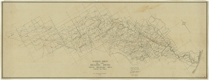 65263, Water-Shed of the Brazos River, General Map Collection