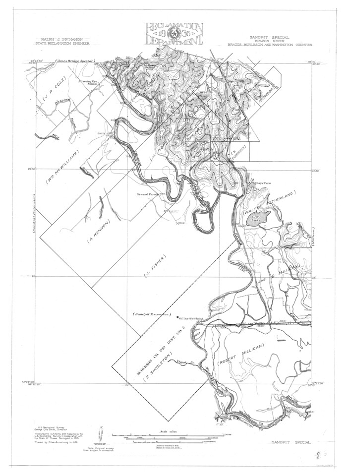 65279, Brazos River, Sandpit Special Sheet, General Map Collection