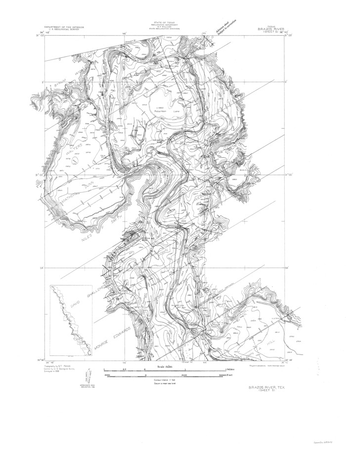 65298, Brazos River, Brazos River Sheet 5, General Map Collection