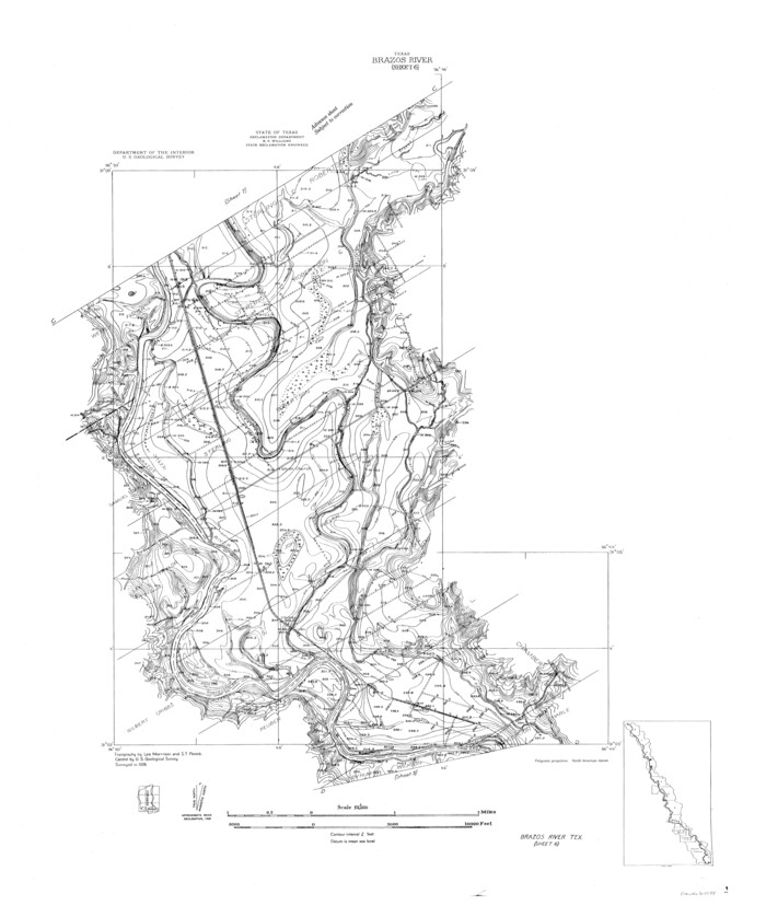 65299, Brazos River, Brazos River Sheet 6, General Map Collection