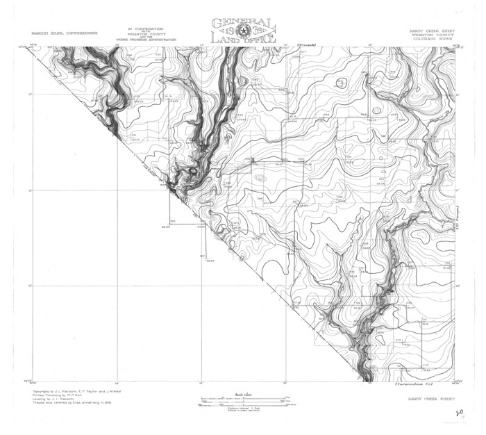 65319, Colorado River, Sandy Creek Sheet, General Map Collection