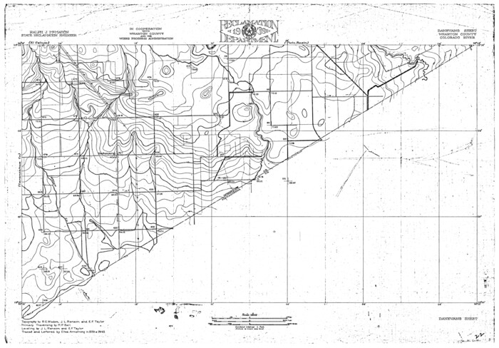 65321, Colorado River, Danevang Sheet, General Map Collection