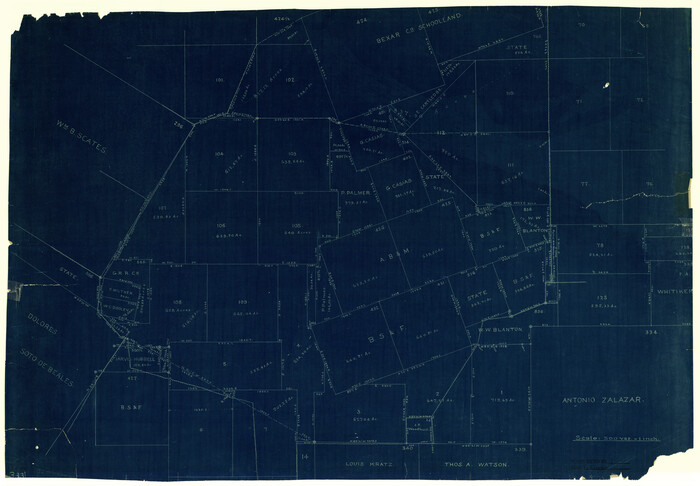 6533, Kinney County Rolled Sketch 1, General Map Collection