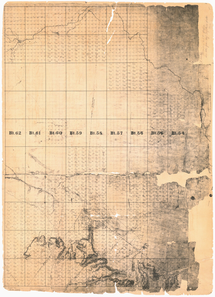 65332, Map of the Texas & Pacific Ry. Reserve West of the Pecos River, General Map Collection